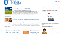 Desktop Screenshot of html5in24hours.com