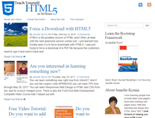 Tablet Screenshot of html5in24hours.com